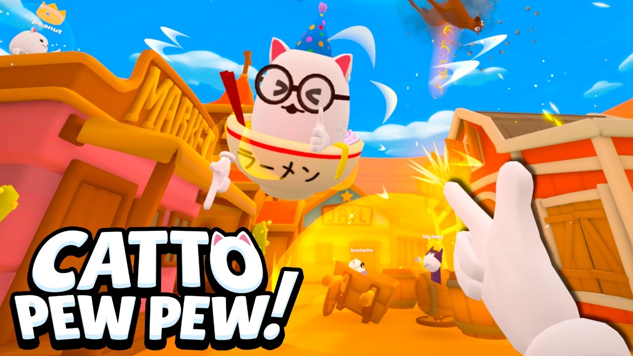 Catto Pew Pew Quest & Steam Link Setup